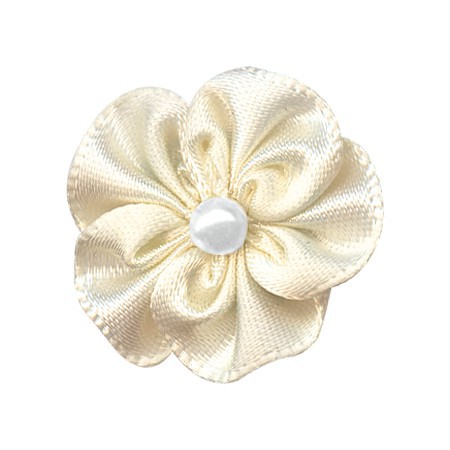 Yao Ming tejido hecho a mano cinta 2,2 cm arco pequeña flor regalo embalaje ropa interior accesorios cinta flor