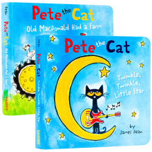 Collins皮特猫童谣2本套装 儿童英语启蒙 原版绘本 Pete the Cat