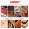 16 Pole woodwork shovel, three -toothed woodcarving hexagonal shovel carved knife, root carving tea tray safe plane arc