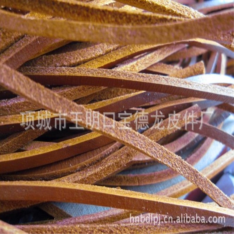 厂家直销多种颜色3mm皮绳辅料真皮编织绳DIY皮绳可定批发