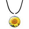 Accessory, metal pendant, fashionable necklace, jewelry, suitable for import, with gem, European style