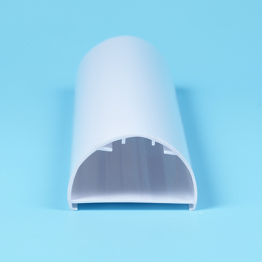 PVC灯罩塑胶挤出异形材pvc管