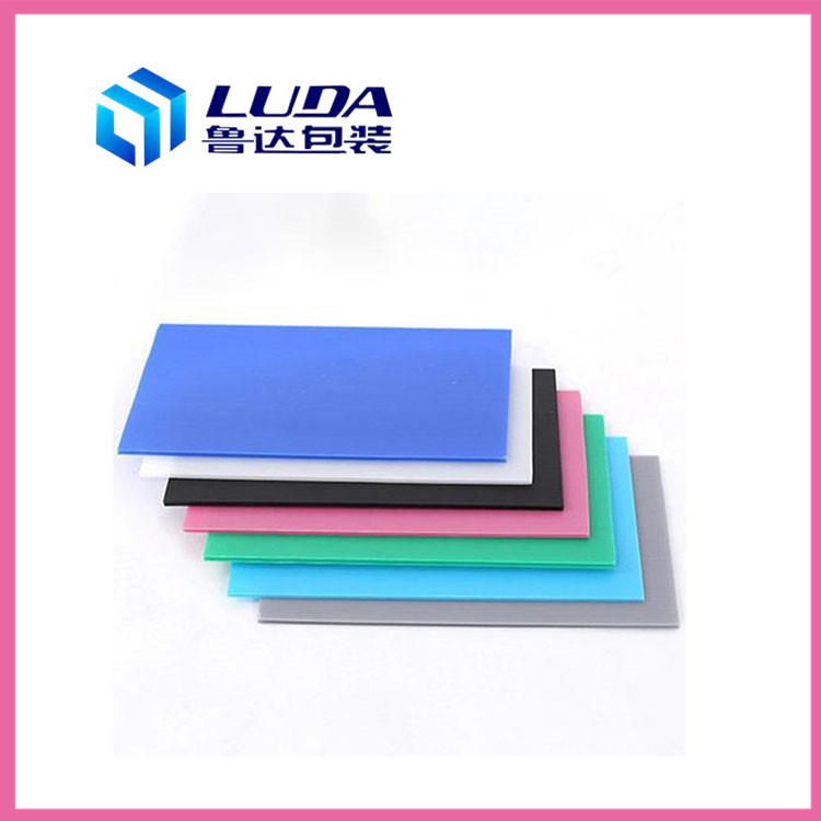 塑胶中空板 塑料挡板 pp板材 塑胶瓦楞板菏泽酒瓶隔板厂家