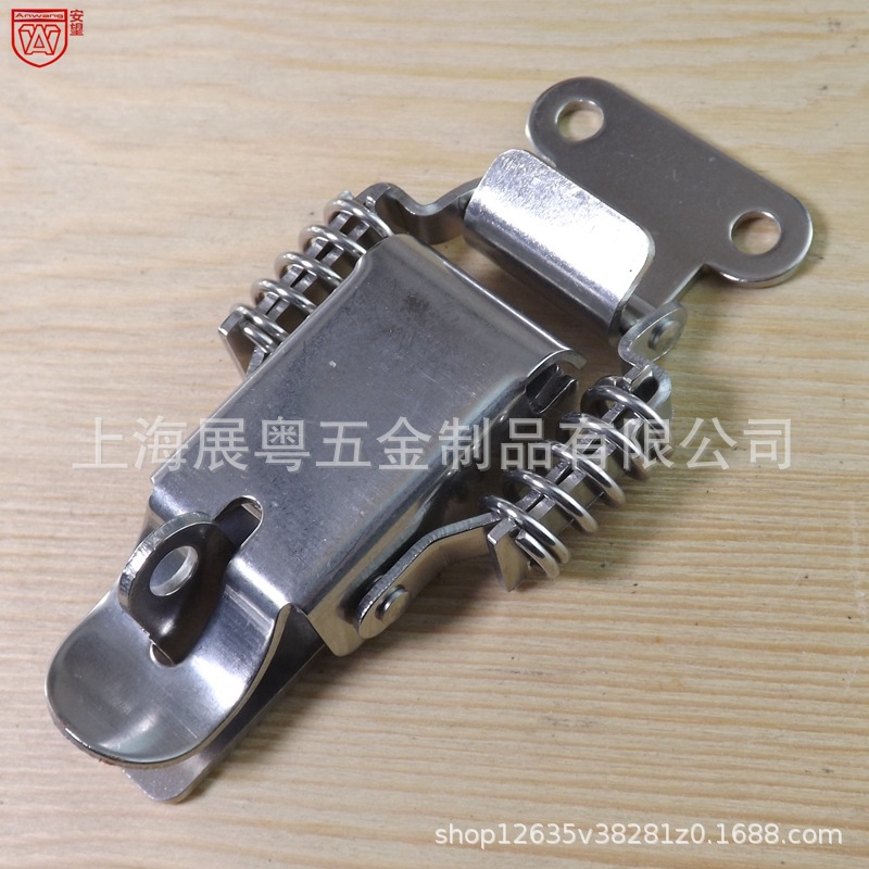 AW304 acero inoxidable doble resorte caja de herramientas caja de herramientas cerradura caja de herramientas accesorios de caja de cerradura 071