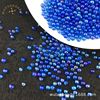 Glassless micro beads transparent white 161# AB fantasy nail bead craftsmanship Christmas glass beads