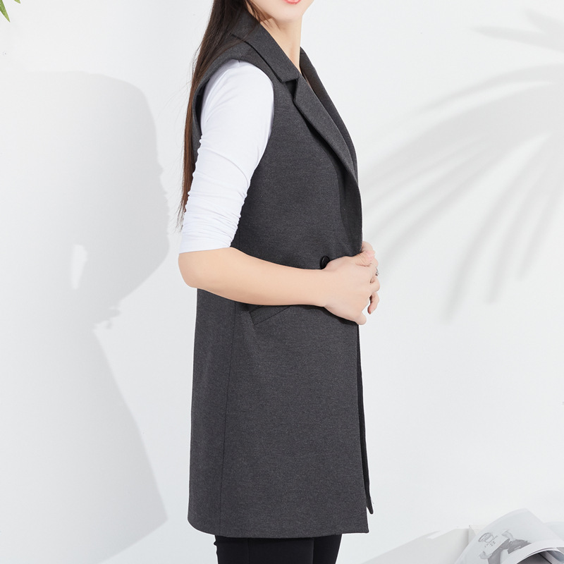 Gilet femme en Mélange de fibres chimiques - Ref 3316204 Image 33