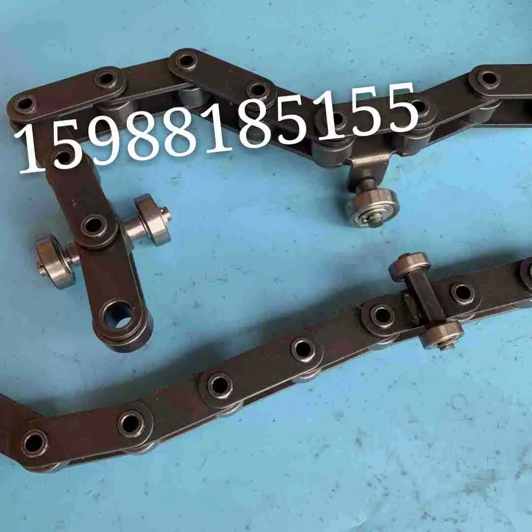 Окрашенная цепь P50.8P38.1, проволока наземной рейки, автоматическая проволока, распылительная проволока, суфиксирующая полая цепь, конвейерная цепь двойного расстояния