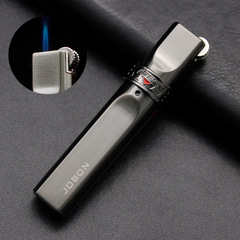 Creative Inflatable Windproof Lighter, Model ZB-633/633A, in the Shape of a Cigar, with Personality Metal Sandpaper, Wholesale