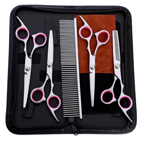 4 pet scissors bag hairdressing scissors bag barber scissors bag barber tool bag easy to clean 