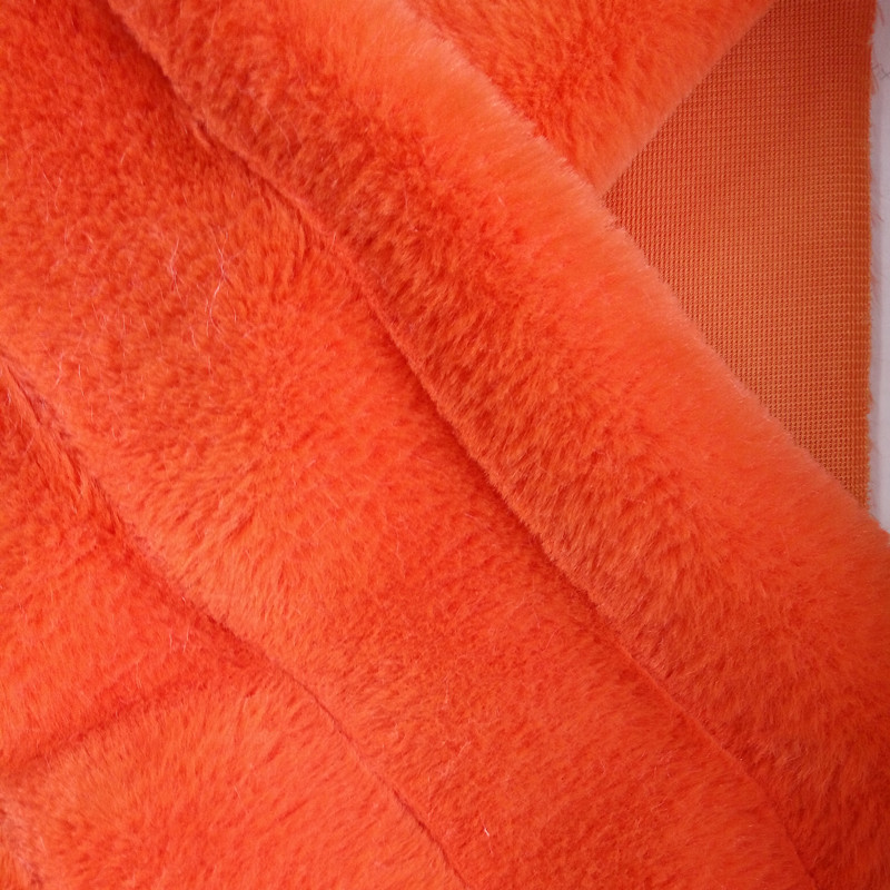 12毛无光抽条兔毛竖条小兔毛涤纶印花染色多色可选厂家现货暖绒