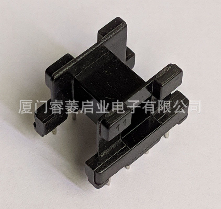 EE25/EI25 卧式 4+4 针距5.0 排距15.0 高17.5 变压器骨架厂家