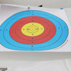 Retroreflective paper target, archery target, 40cm