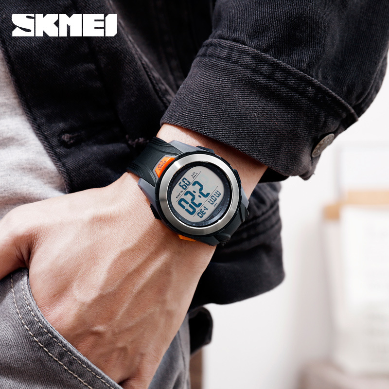 Skmei estudiante deportes al aire libre pantalla digital reloj electrónico moda retroiluminación pareja nuevo reloj electrónico impermeable 1503