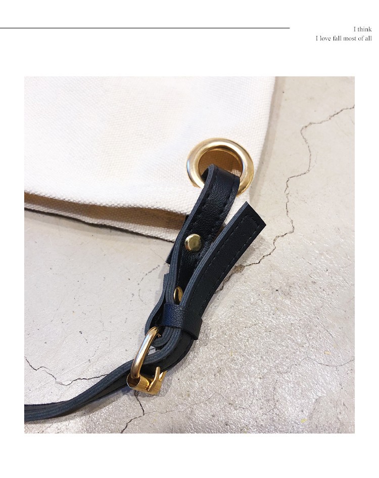 Manufacturer Sale Canvas Women 2021 Summer New Simple Korean Single Shoulder Crossbody Personalized Printed_voghion.com