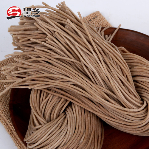 Wangxiang Buckwheat Noodles 400g Half-Dry Wet Noodles Quick Cook Fresh Noodles Dried Noodles Whole Grain Coarse Grain Cold Noodles Cold Noodles Wholesale