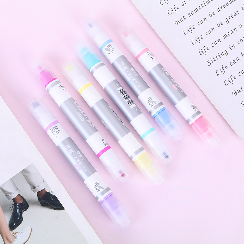 Erasable fluorescence capacious marker for students