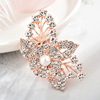 High-end metal universal brooch lapel pin, pin from pearl, accessory, Korean style, wholesale
