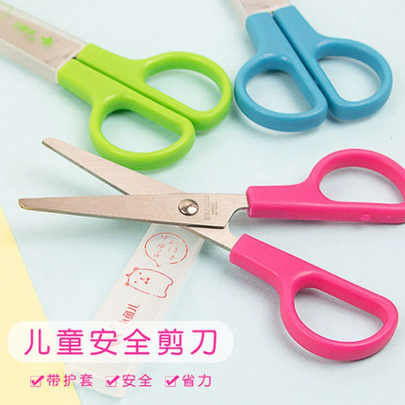 Fresh safe scissors, protective case, wholesale, Birthday gift