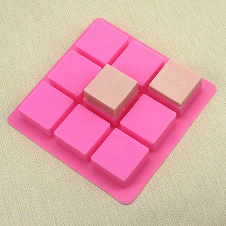 Silicone square soap mold