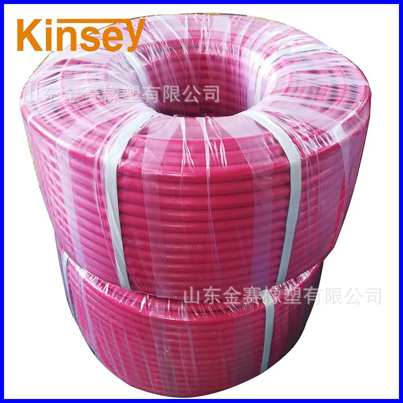 进口氧气管100米20公斤压力三角两线红色蓝色黄色进口氧气管100米