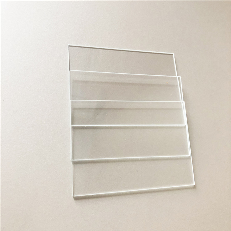 小片2mm超白玻璃磨雾边钢化 机器人用超白玻璃面板 钢化玻璃面板