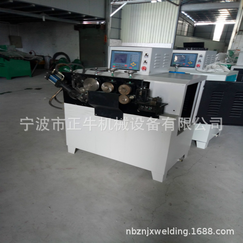 灯饰花边L形包圈成型机 U槽卡箍卷圆机 异形扁钢打圈滚圆机