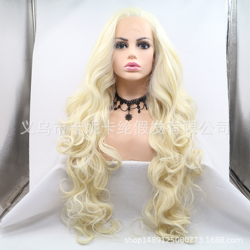 Doble color Twist Pick Dye Lace Perruca