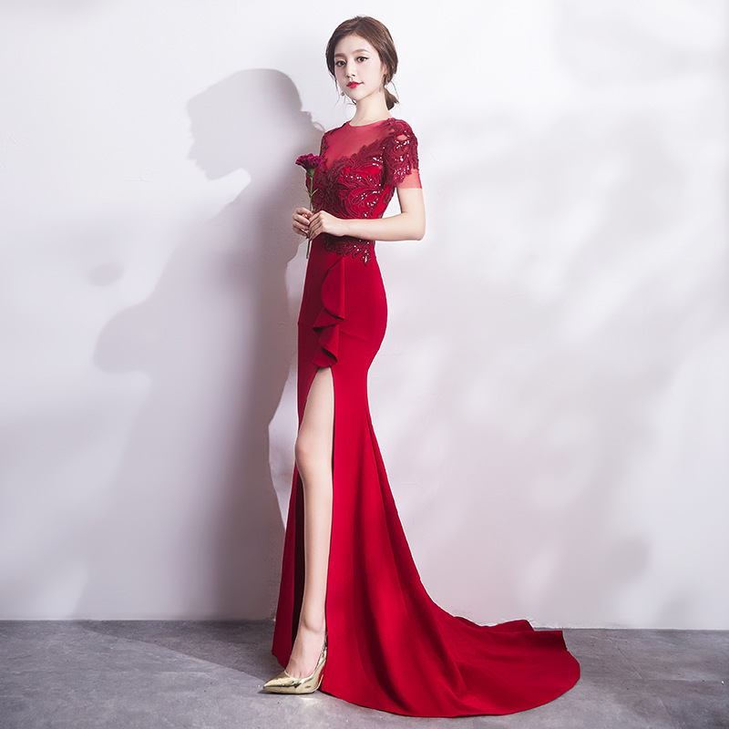 knee length dresses for ladies Portia And Scarlett 22523 Prom Long Formal Dress