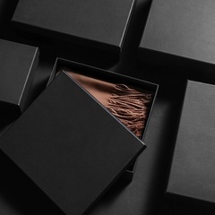 廠家銷售首飾盒畢業季口紅禮物伴手禮鮮花禮品盒黑色設計批發