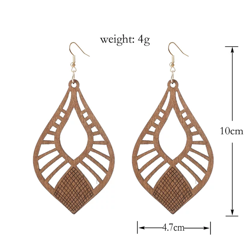 Дерганые(деревянные) серьги, аксессуар, европейский стиль, Aliexpress, ebay, (跨境 торг), оптом