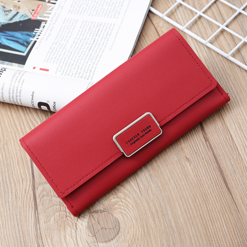 Korean Multi-card Metal Buckle Clutch Wholesale display picture 7
