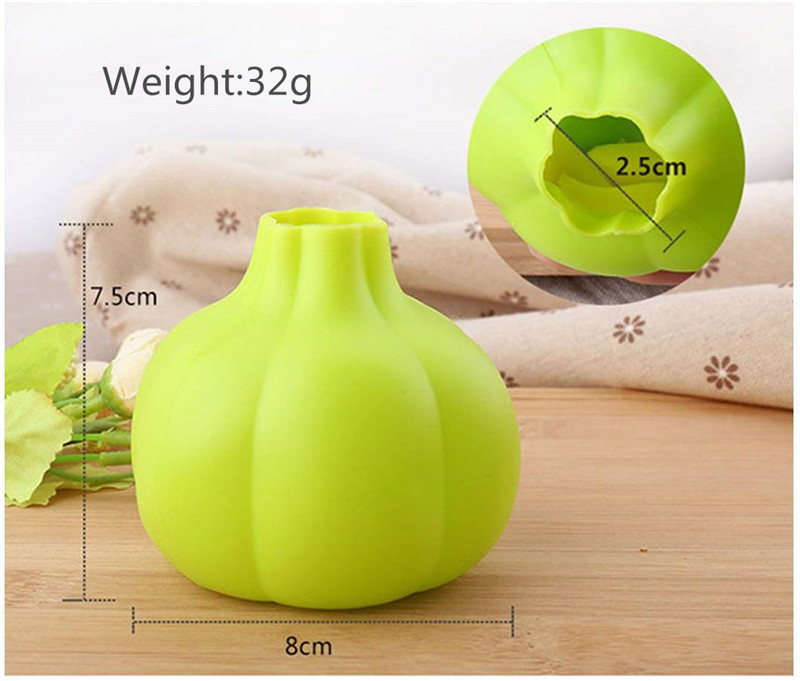 大蒜剥皮器 创意厨房工具食品级硅胶柔软剥蒜器剥蒜去皮工具