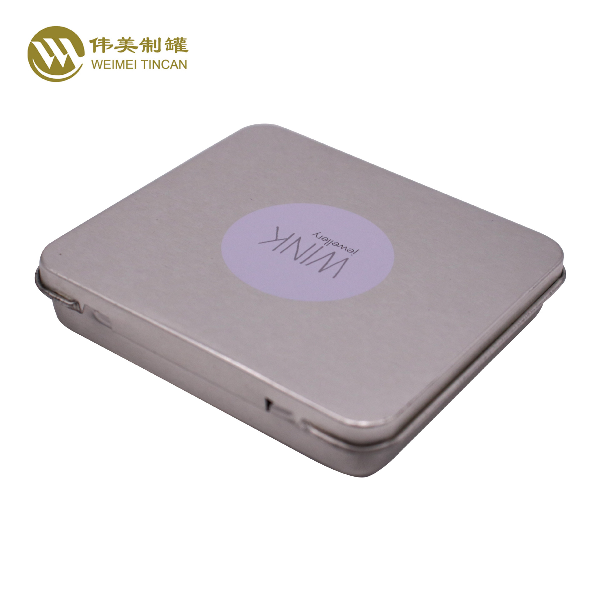 两片式拉深翻盖马口铁盒 小礼品金属盒 食品巧克力糖果铁盒可定制