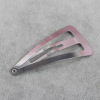 456789 cm Guangzhou -produced round head Lattic color, color -plated gold -plated children hair clip folding sea sandwich water droplet clip BB clip