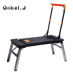 Onkel.J multifunctional workbench horse stool stainless steel diy operating table trolley scaffolding mobile platform ladder