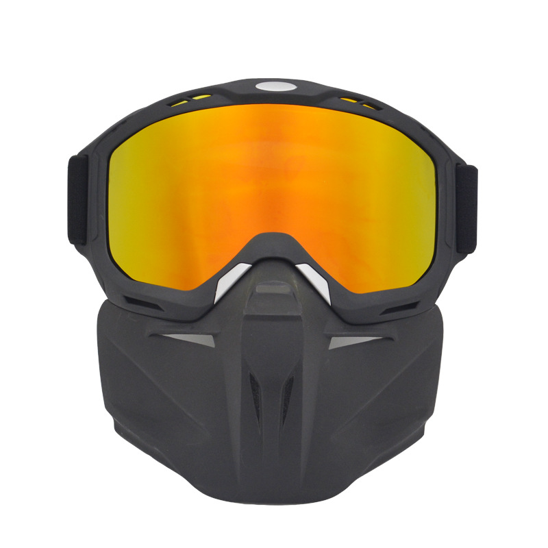 Retro protecting glasses, racing car for cycling, off-road tactics windproof mask 2