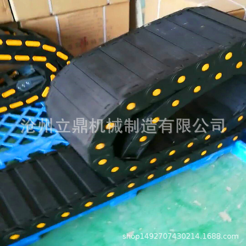 大型号全封闭尼龙拖链 加强型塑料拖链坦克链 80 65 62系列