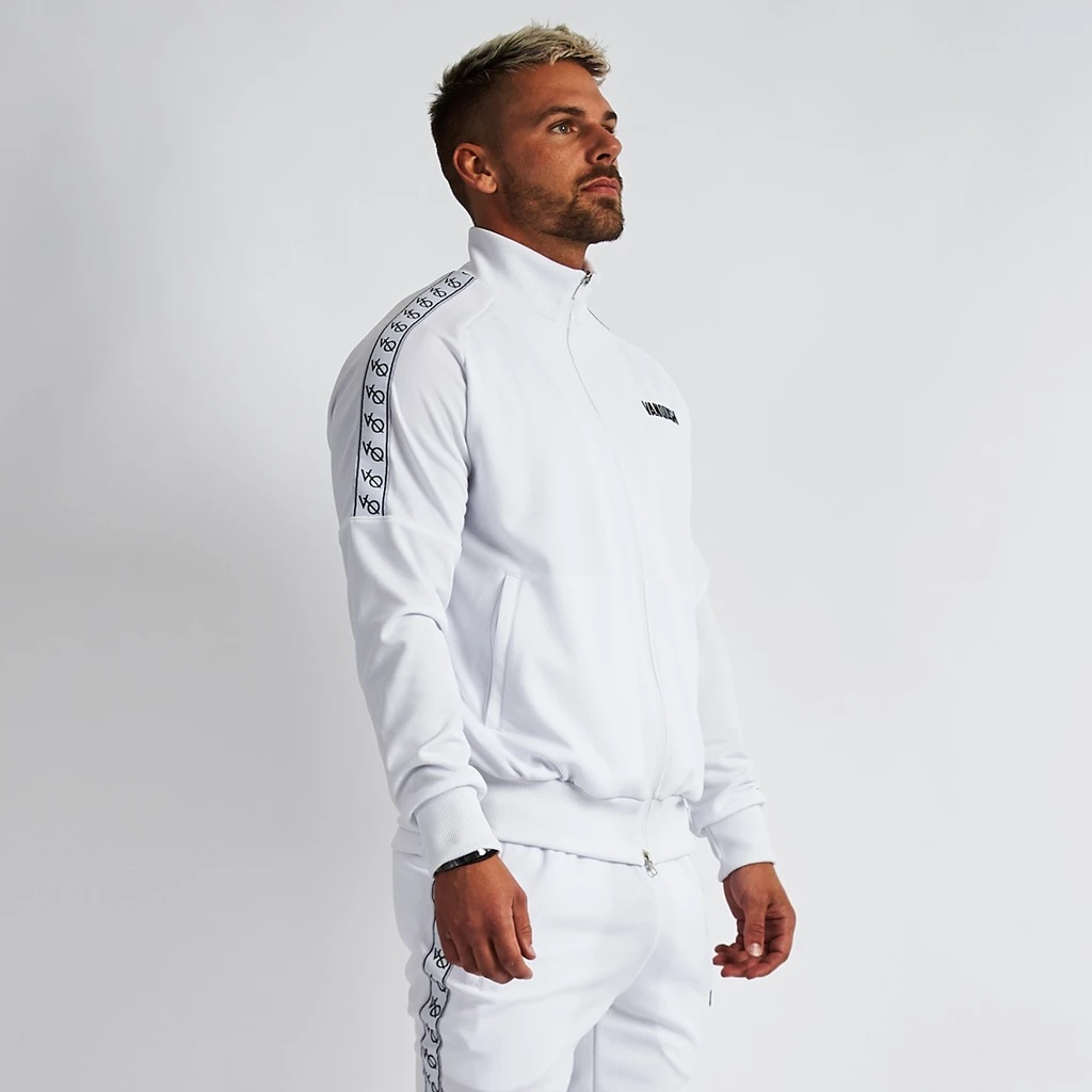 Spring and Autumn New Muscle Fitness Brother Sports Zipper Sweater Outdoor Running Casual Loose Coat Top Men_viptrois.com