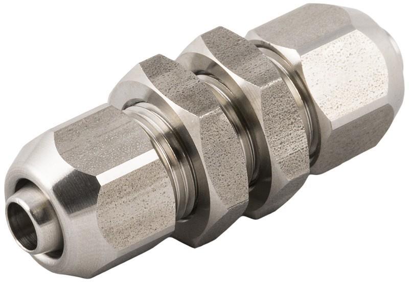 意大利安耐AIGNEP不锈钢食品级接头穿板 管对管直通快拧接头61050