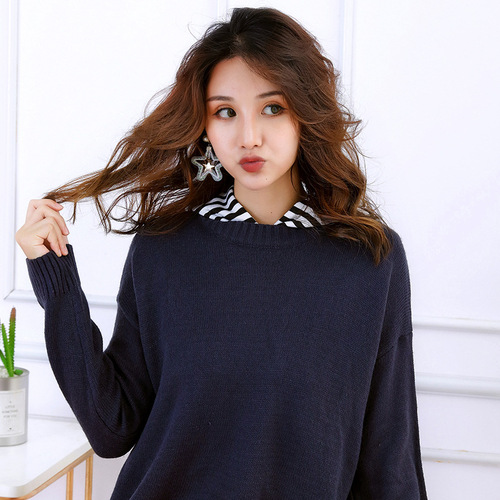 Korean summer new style retro striped hooded shawl fake collar