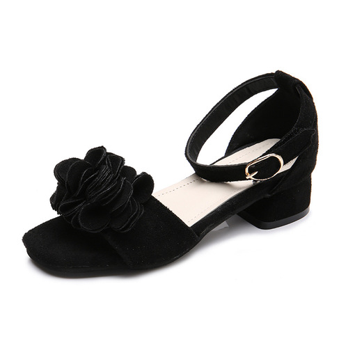 Children's sandals  new fashion Korean version summer medium and large girl's small high-heel princess sandals for girls