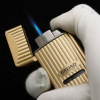 Lighter wholesale and retail BD226-2 metal plating creative personality visible transom windproof cigarette lighter