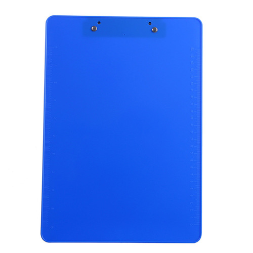 Factory Wholesale PS Plastic Solid Color Student Writing Tablet Holder A4 Folder File With LOGO Printing