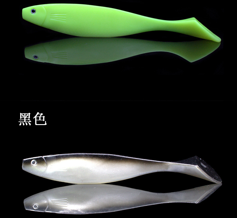 Big Paddle Tail Fishing Lures Soft Baits Bass Trout Fresh Water Fishing Lure