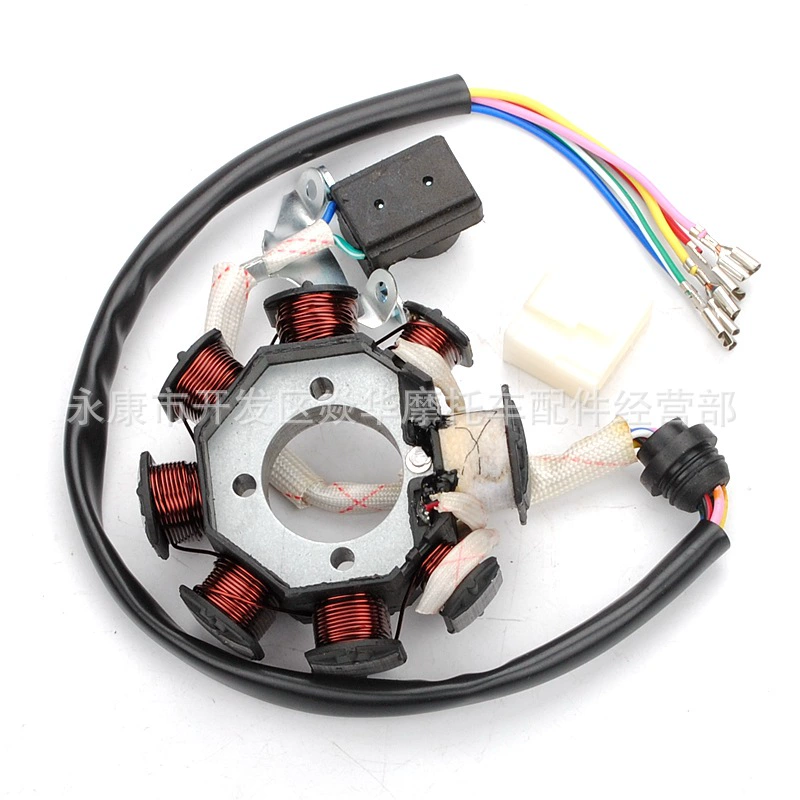 Аксессуары для внедорожных мотоциклов, квадроциклов CG125-150CC, катушка двигателя, статор, пластина зажигания, поколение электроэнергии, квадроцикл