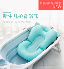 Newborn baby bathing net, bath stand, baby bath floating mat, non-slip bath net, sit and lie bath mat