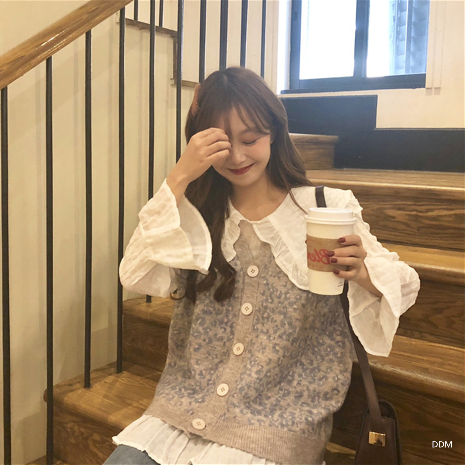 Gilet femme en Mouton cachemire - Ref 3316450 Image 33