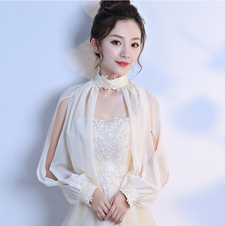 chiffon shrug for wedding dress Women Chiffon Shrug Bolero Bridal Wedding Evening Dress Wrap Shawl Tops Elegant
