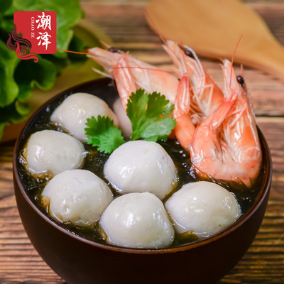 廠家直銷平海速凍特爽馬鲛魚丸 火鍋打邊爐關東煮燒烤丸子500g