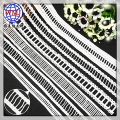 Waimijia Fashion Accessories 2cm Milk Silk Wave Stair-step Edge Lace Water-soluble Lace Embroidery Edge Band